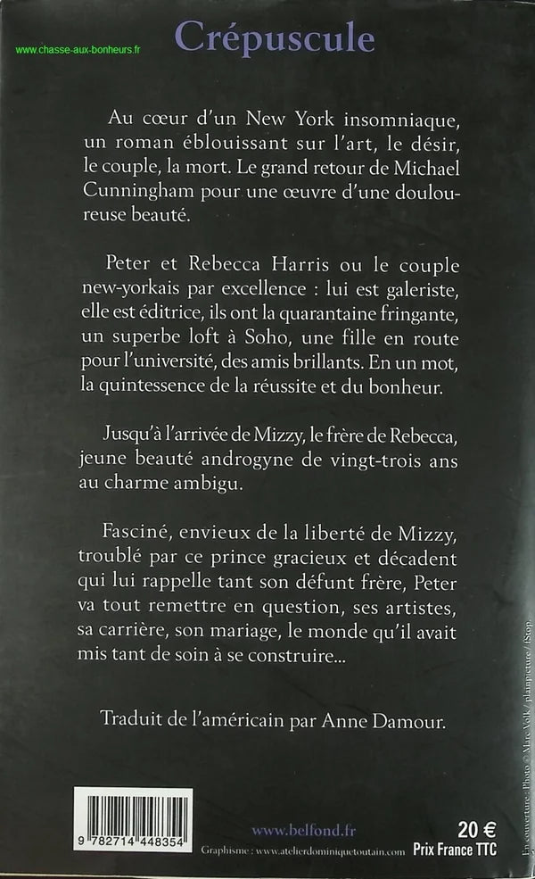 Crépuscule - Michael Cunningham - livre