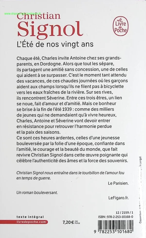 The Summer of Our Twenties - Christian Signol - Book