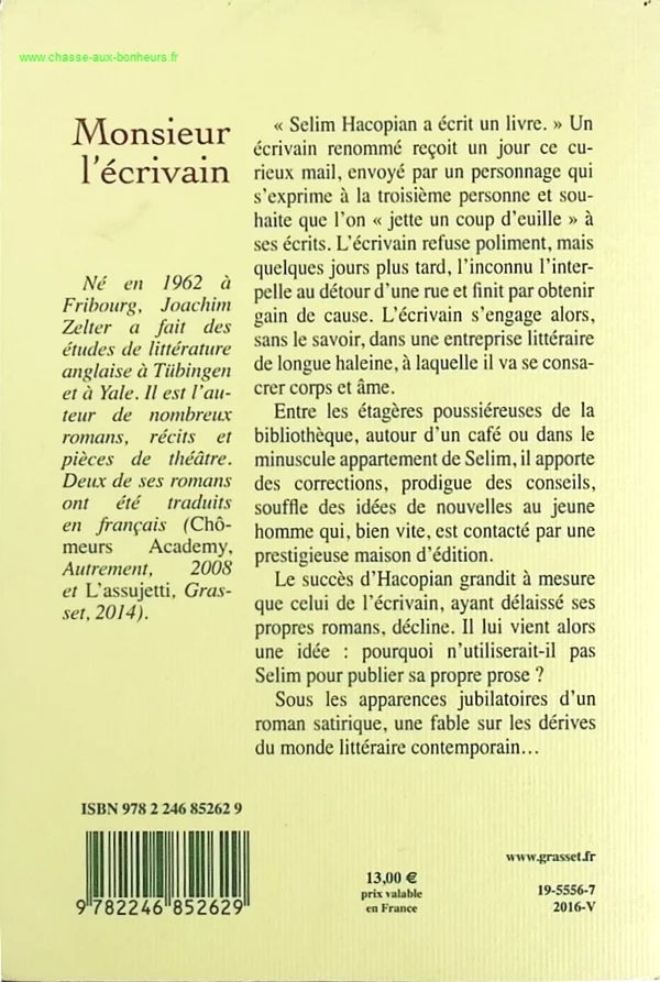 Mr. Writer - Joachim Zelter - Book