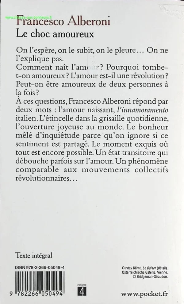 The Shock of Love - Francesco Alberoni - book