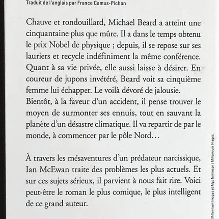 Solaire - Ian McEwan - Livre