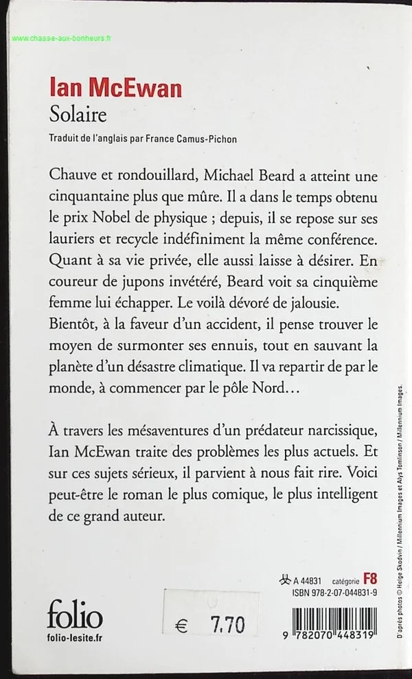 Solar - Ian McEwan - Book