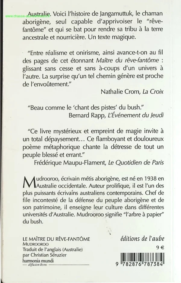 The Master of the Ghost Dream - Mudrooroo - book