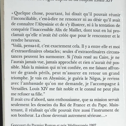 Der Abessinier – Jean-Christophe Rufin – 2001 – Buch
