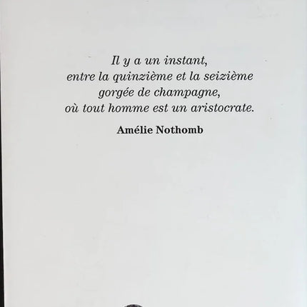 Le fait du prince - Amélie Nothomb - livre