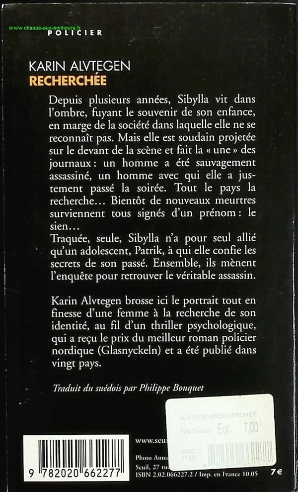 Wanted - Karin Alvtegen - book