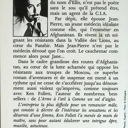 Les Lions du Panshir - Ken Follett - livre