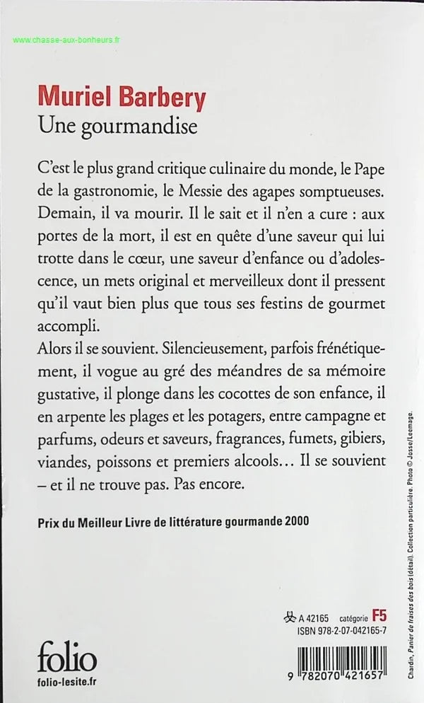 A delicacy - Muriel Barbery - Book