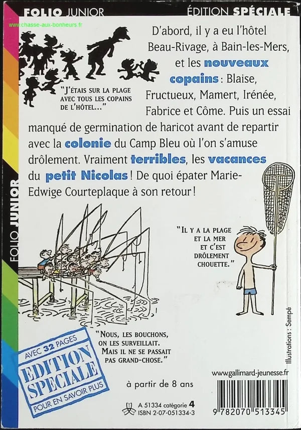 Little Nicholas's Holidays - René Goscinny, Jean-Jacques Sempé - book