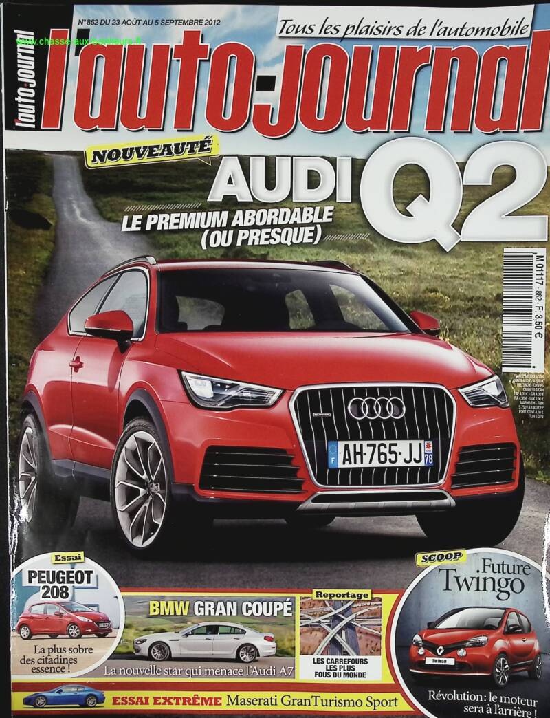 Audi Q2 - L'auto journal - n° 862 - 2012 - magazine review - car