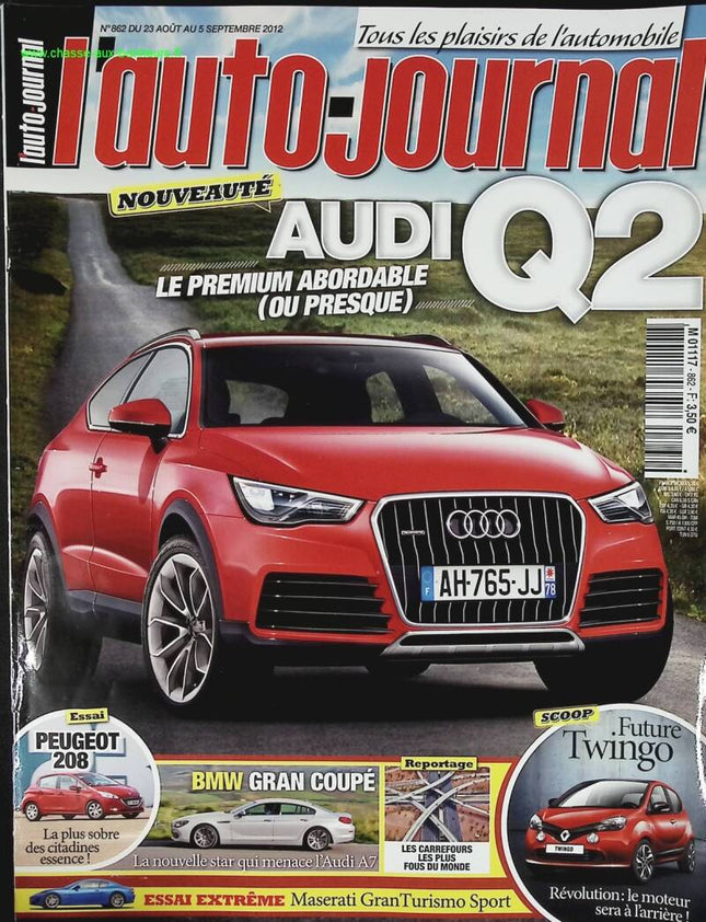 Audi Q2 - L'auto journal - n° 862 - 2012 - revue magazine - voiture