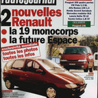 Renault 19 Espace - L'auto Journal - Nr. 16 - 1994 - Zeitschriftenrezension - Auto