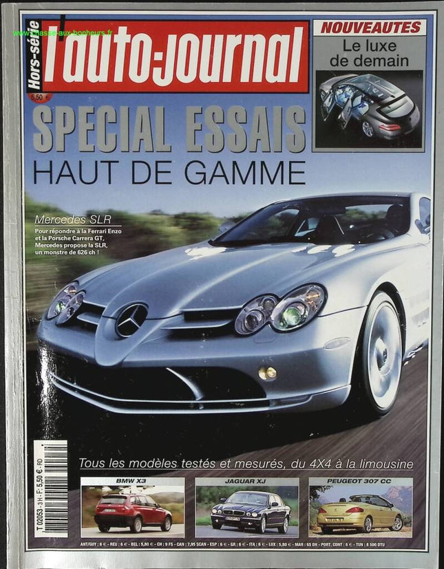 Spécial essais haut de gamme - L'auto journal - n° HS - 2003 - revue magazine - voiture