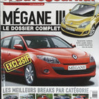 Renault Mégane III - L'auto journal - n° 753 - 2008 - revue magazine - voiture