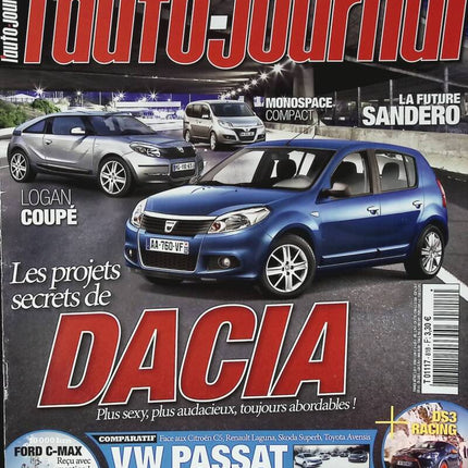 Die geheimen Projekte von DACIA - L'auto journal - Nr. 818 - 2010 - Zeitschriftenbericht - Auto