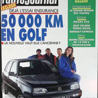 50.000 km in einem Volkswagen Golf - L'auto journal - Nr. 3 - 1992 - Zeitschriftenbericht - Auto