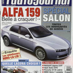 Alfa 159 - L'auto journal - n° 667 - 2005 - Zeitschriftenbericht - Auto