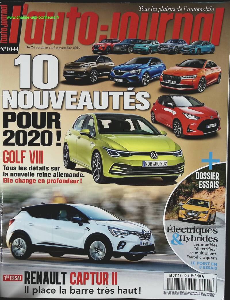 10 nouveautés pour 2020 - L'auto journal - n° 1044 - 2019 - revue magazine - voiture