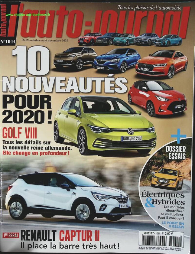 10 nouveautés pour 2020 - L'auto journal - n° 1044 - 2019 - revue magazine - voiture