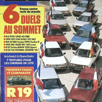 Superduelle an der Spitze - L'auto journal - Nr. 13 - 1988 - Zeitschriftenkritik - Auto