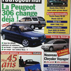 Peugeot 306 change déjà - L'auto journal - n° 402 - 1995 - revue magazine - voiture