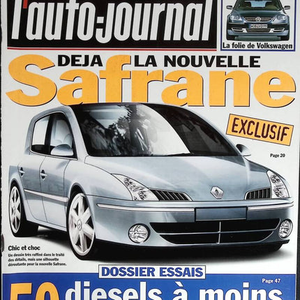 Safrane - L'auto journal - n° 525 - 1999 - magazine review - car