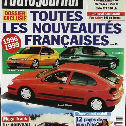 All the latest French news - L'auto journal - n° 416 - 1995 - magazine review - car