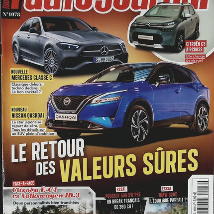 Die Rückkehr sicherer Werte - L'auto journal - Nr. 1078 - 2021 - Zeitschriftenrezension - Auto