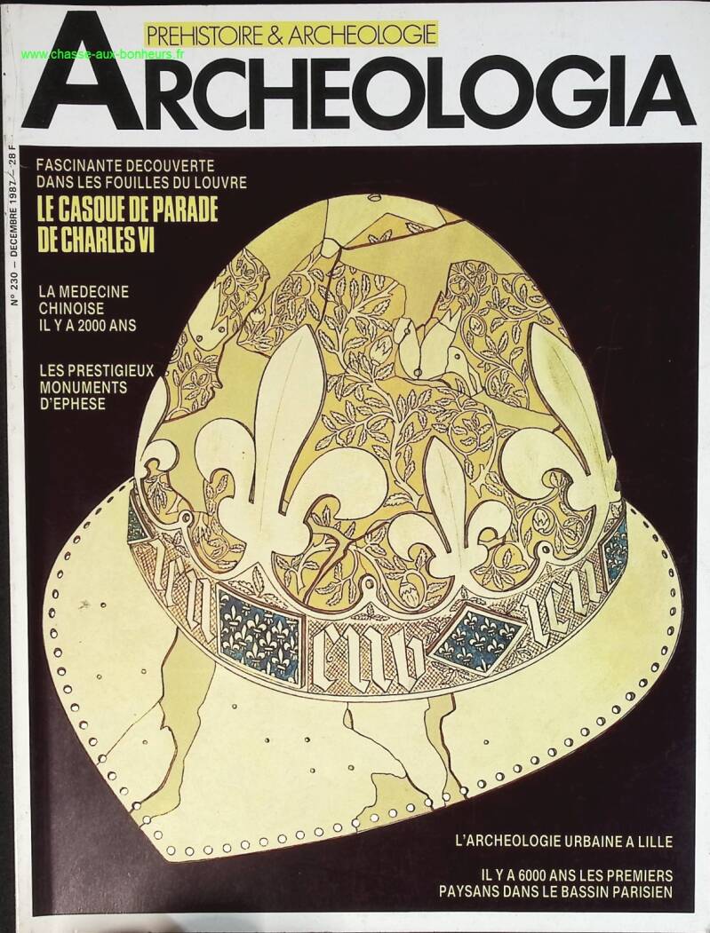 Archeologia - n° 230 - revue magazine