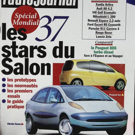 Die 37 Stars der Show - L'auto journal - Nr. 17 - 1994 - Zeitschriftenkritik - Auto