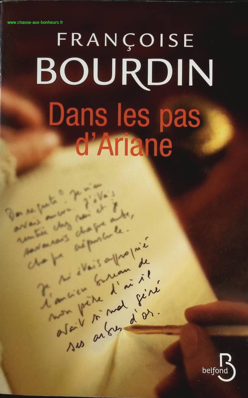 Dans les pas d'Ariane - Françoise Bourdin - livre