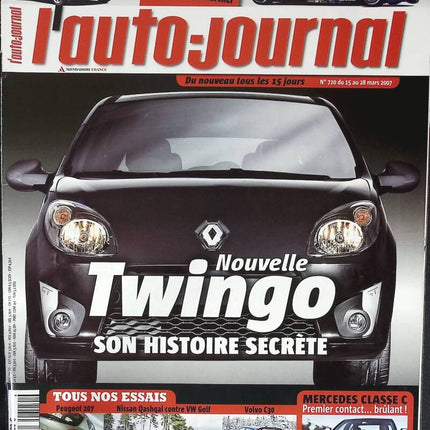 New Twingo: Its Secret History - L'auto journal - No. 720 - 2007 - Magazine Review - Car