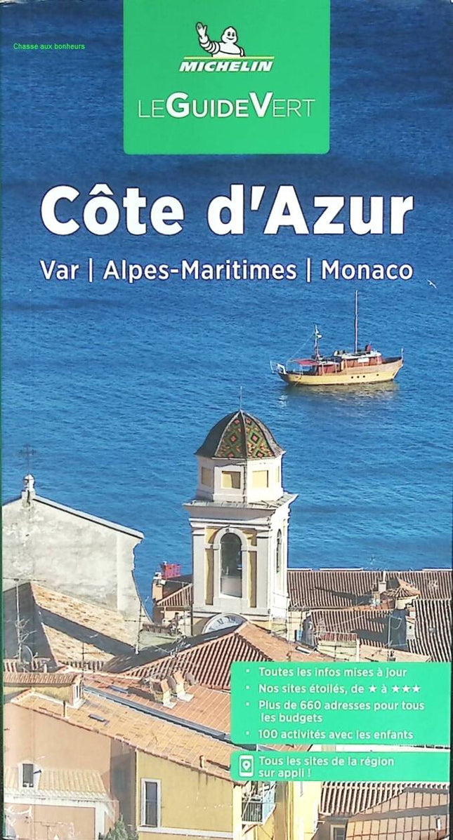 Green Guide Côte d'Azur - Var, Alpes-Maritimes, Monaco - Michelin - 2022 - book