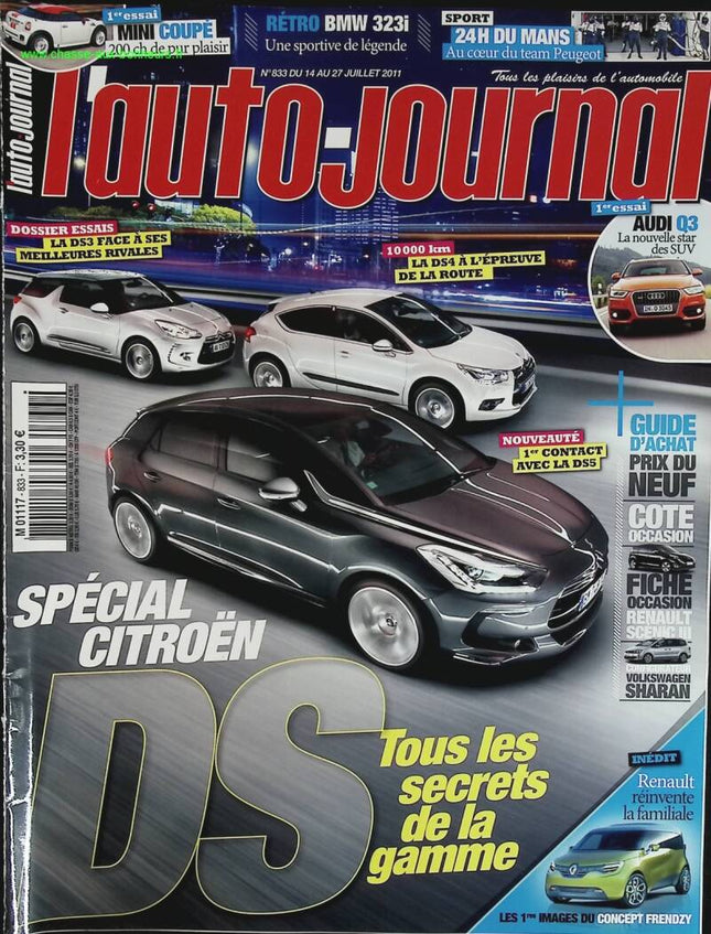 Citroën DS Special - L'auto journal - n° 833 - 2011 - magazine review - car