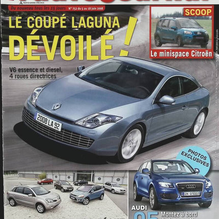 Renault Laguna Coupé vorgestellt - L'auto journal - Nr. 752 - 2008 - Zeitschriftenbericht - Auto