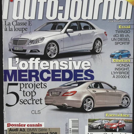 L'offensive Mercedes - L'auto journal - n° 770 - 2009 - revue magazine - voiture