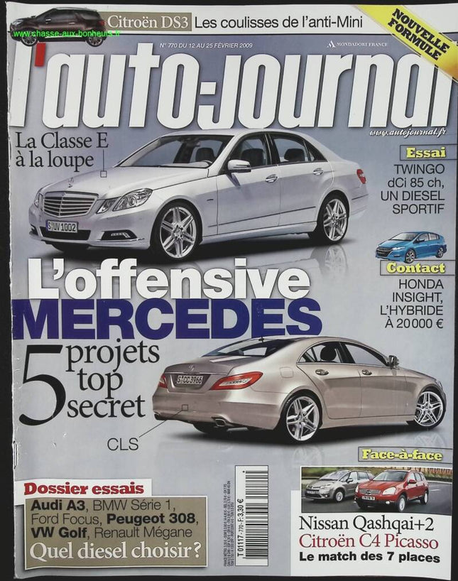 Die Mercedes-Offensive - L'auto journal - Nr. 770 - 2009 - Zeitschriftenbericht - Auto