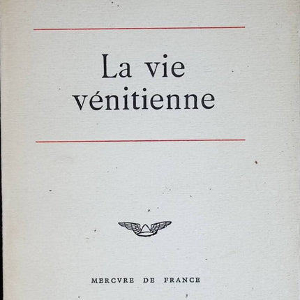 Venezianisches Leben - Henri de Régnier - Buch
