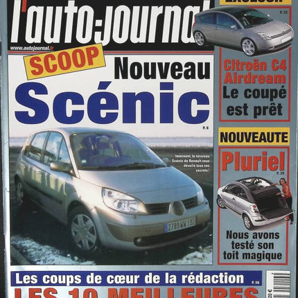 Renault Scénic - L'auto journal - n° 610 - 2002 - magazine review - car