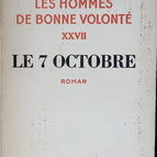 7. Oktober, Männer des guten Willens – Jules Romains – Buch