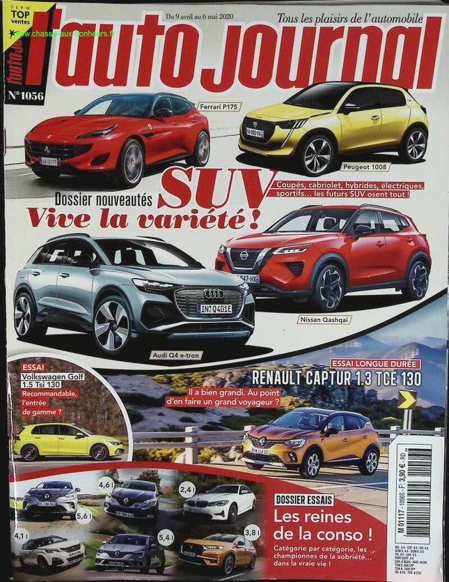 SUV vive la variété - L'auto journal - n° 1056 - 2020 - revue magazine - voiture