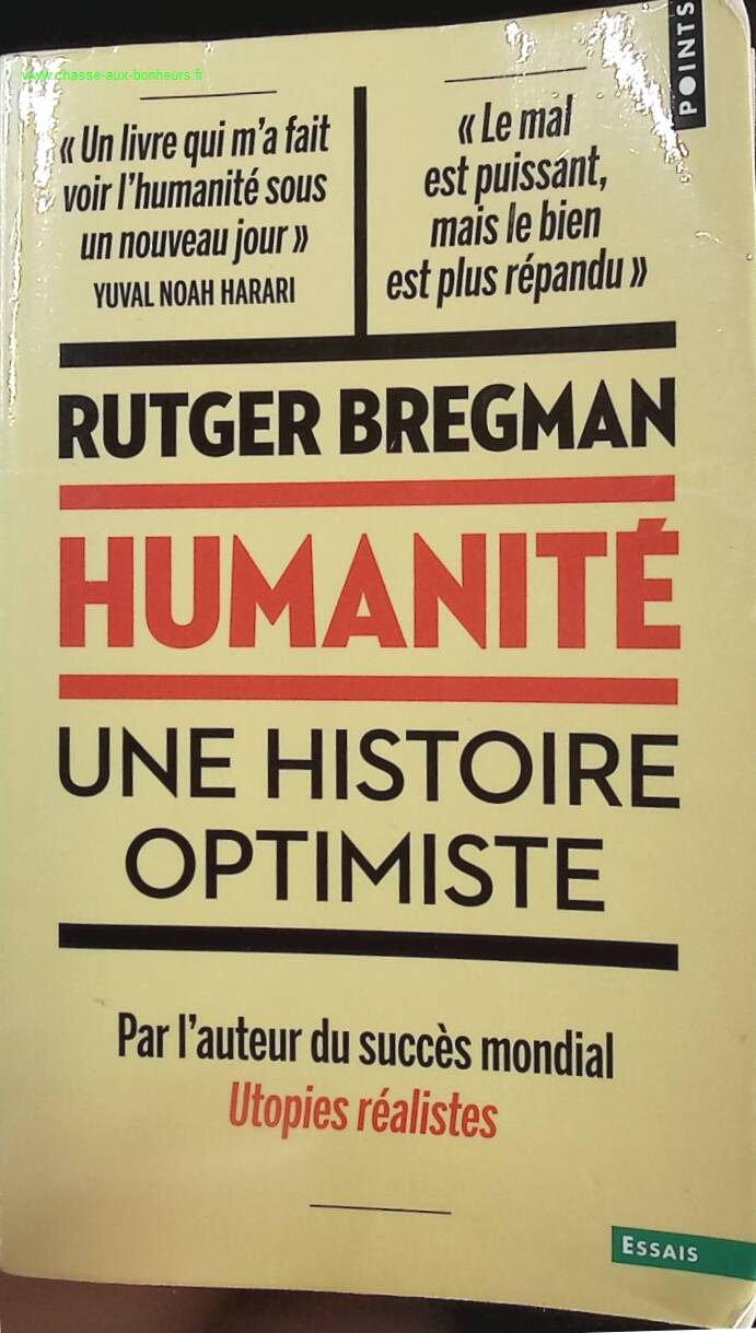 Humanity - An Optimistic Story - Rutger Bregman - book