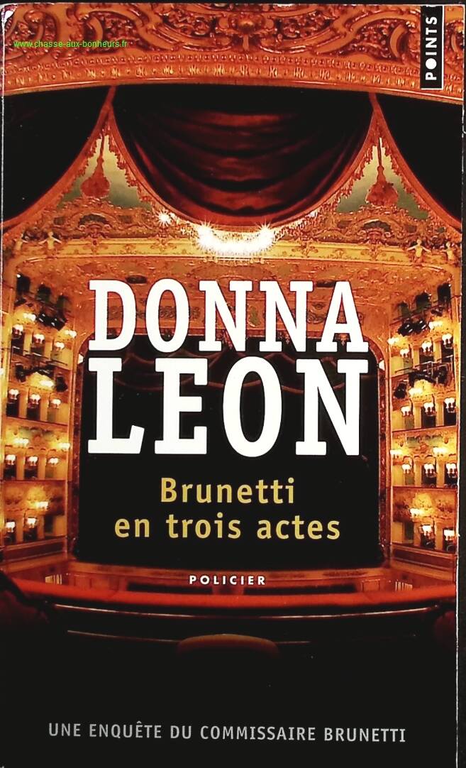 Brunetti en trois actes - Donna Leon - Livre