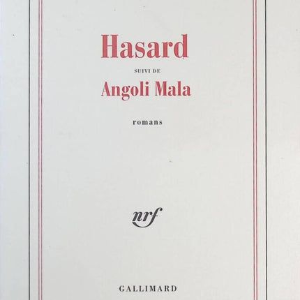 Hasard - Jean-Marie Gustave Le Clézio - Livre
