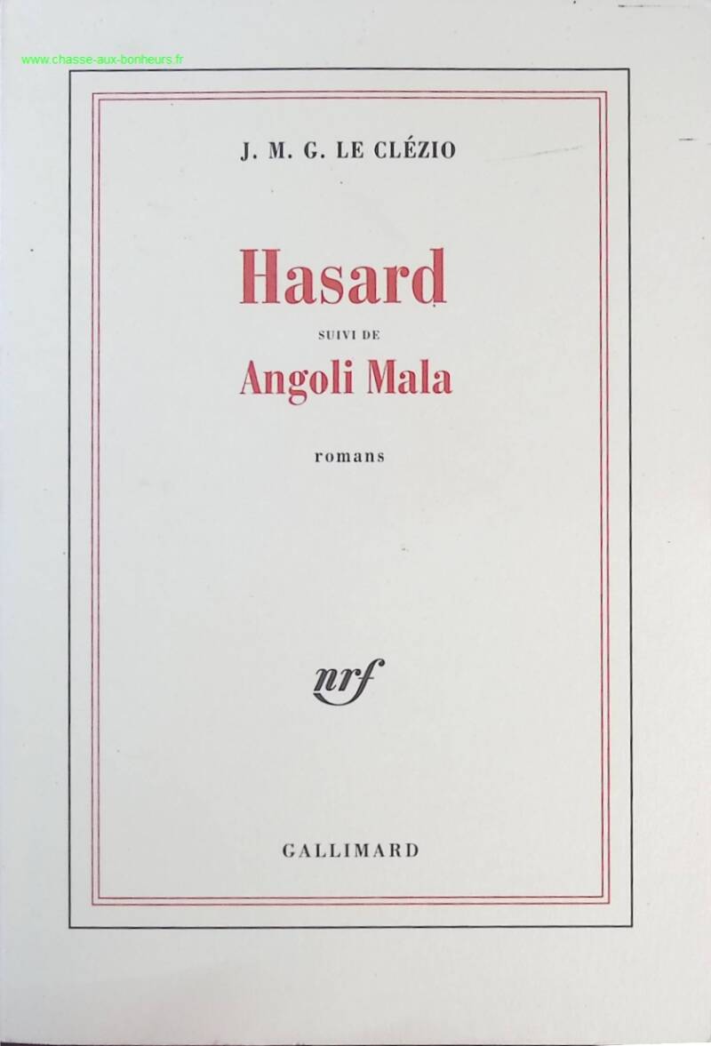 Chance - Jean-Marie Gustave Le Clézio - Book