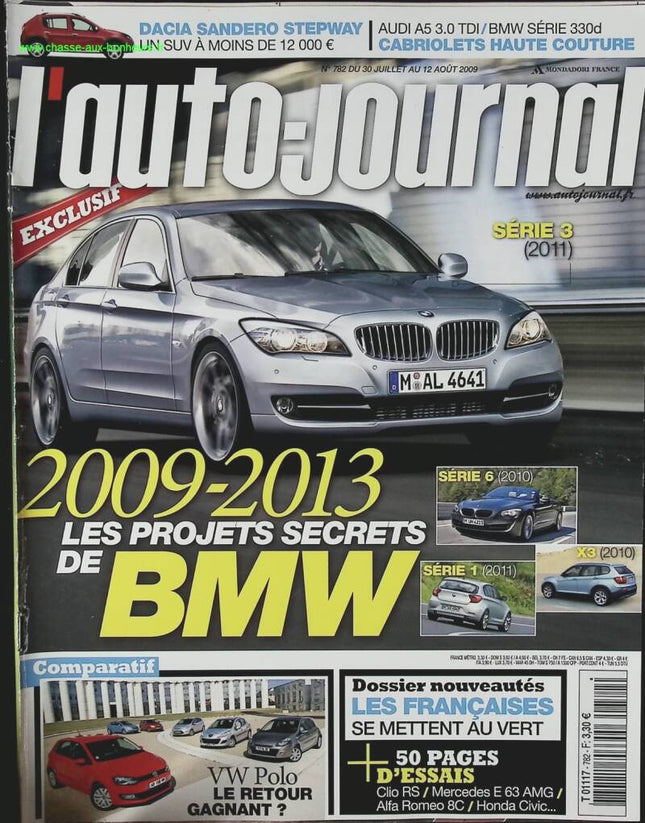 BMWs Projekte - L'auto journal - Nr. 782 - 2009 - Zeitschriftenbericht - Auto