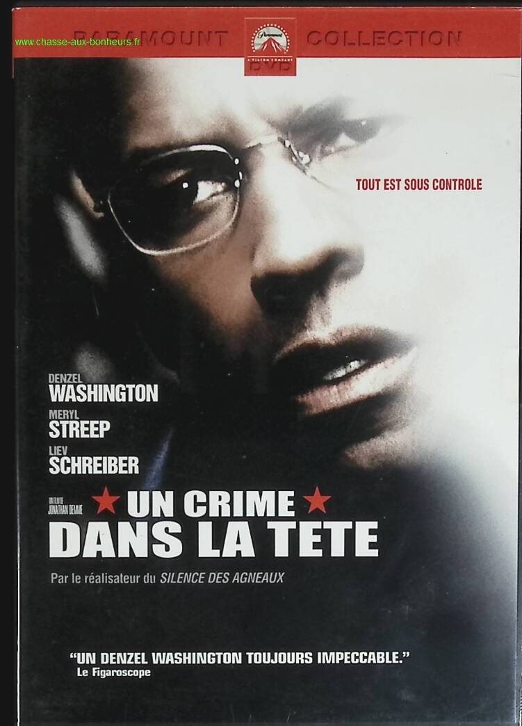 A Crime in the Head - Denzel Washington, Meryl Streep, Liev Schreiber, - DVD thriller