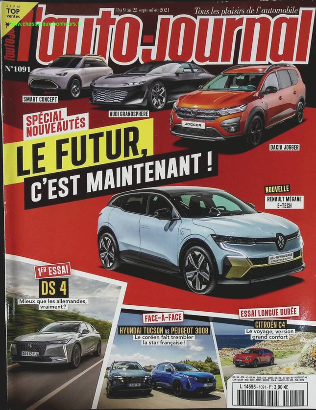 Le futur c'est maintenant - L'auto journal - n° 1091 - 2021 - revue magazine - voiture