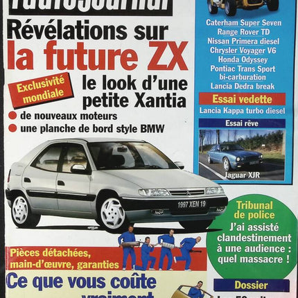 The future Citroën ZX - L'auto journal - n° 401 - 1995 - magazine review - car
