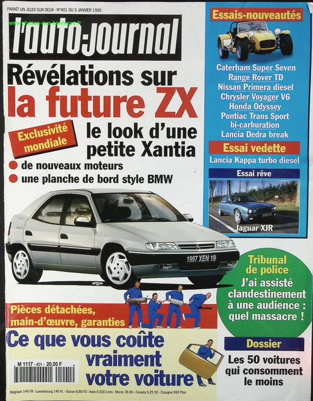 Der zukünftige Citroën ZX - L'auto journal - Nr. 401 - 1995 - Zeitschriftenbericht - Auto